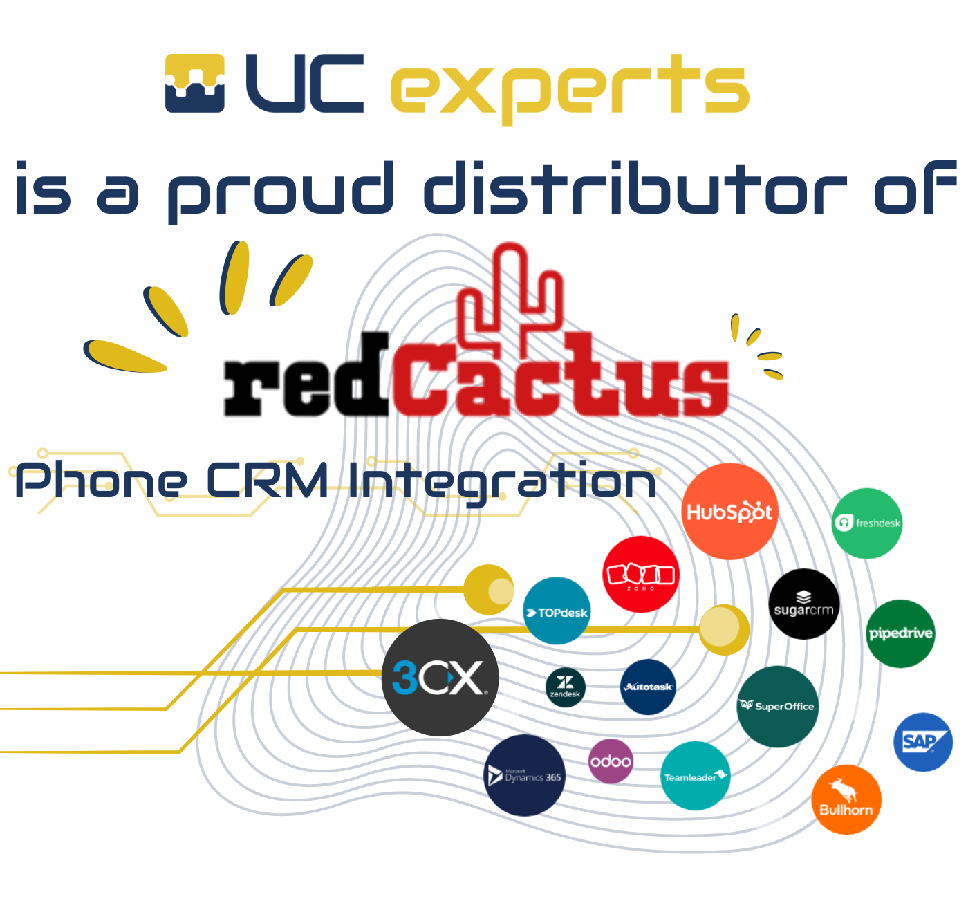 Add Value to your 3CX PBX: Integrate with more than 200 CRM/ERP Solutions with RedCactus