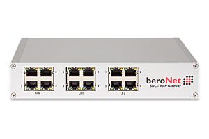 Up to 128 channels modular VoIP SBC with 3 free slots for Modules (BNMO-XX), 12 RJ45 slots, Dual NIC, 2 sessions free, max. 64 concurrent sessions